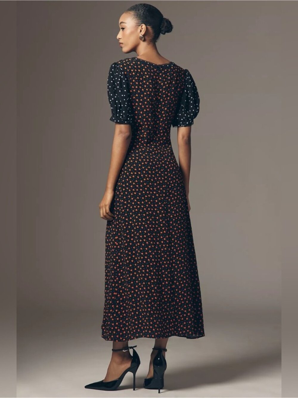NWT Size LP - Anthropologie Heart double Slit Maxi Dress (NWT US$ 168) - Picture 6 of 16